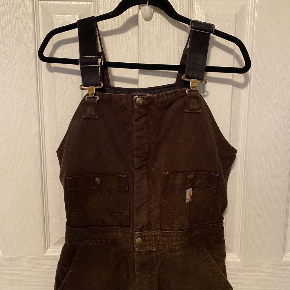Lined Carhartt overalls